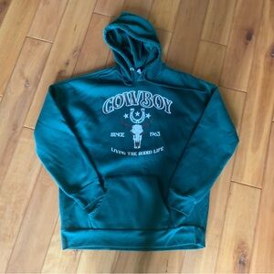 Birch and Stone green hoodie size XL